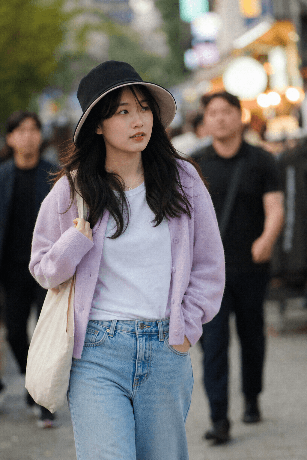 Street style — cap fit